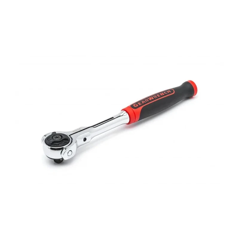 GearWrench 1/4 in Drive 72-Tooth Dual Material Roto Ratchet with Cushion Grip Handle 81224