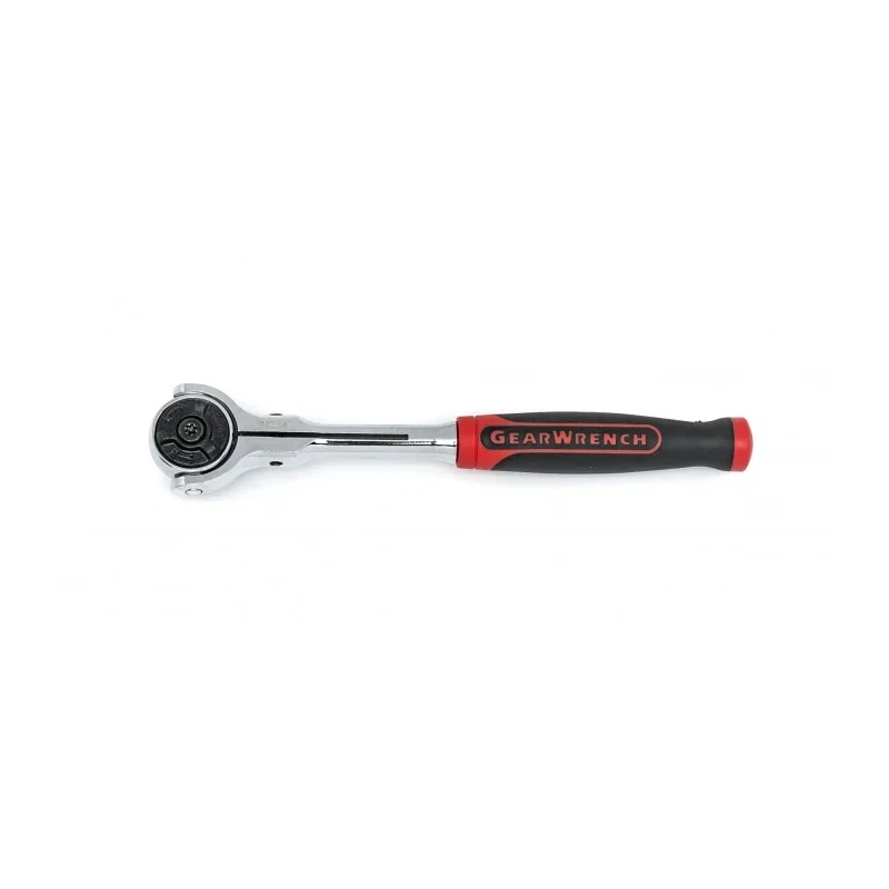 GearWrench 1/4 in Drive 72-Tooth Dual Material Roto Ratchet with Cushion Grip Handle 81224
