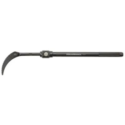 GearWrench Extendable Indexing Pry Bar Crow Bar 33 Inch Alloy Steel Black Phosphate Finish 82220