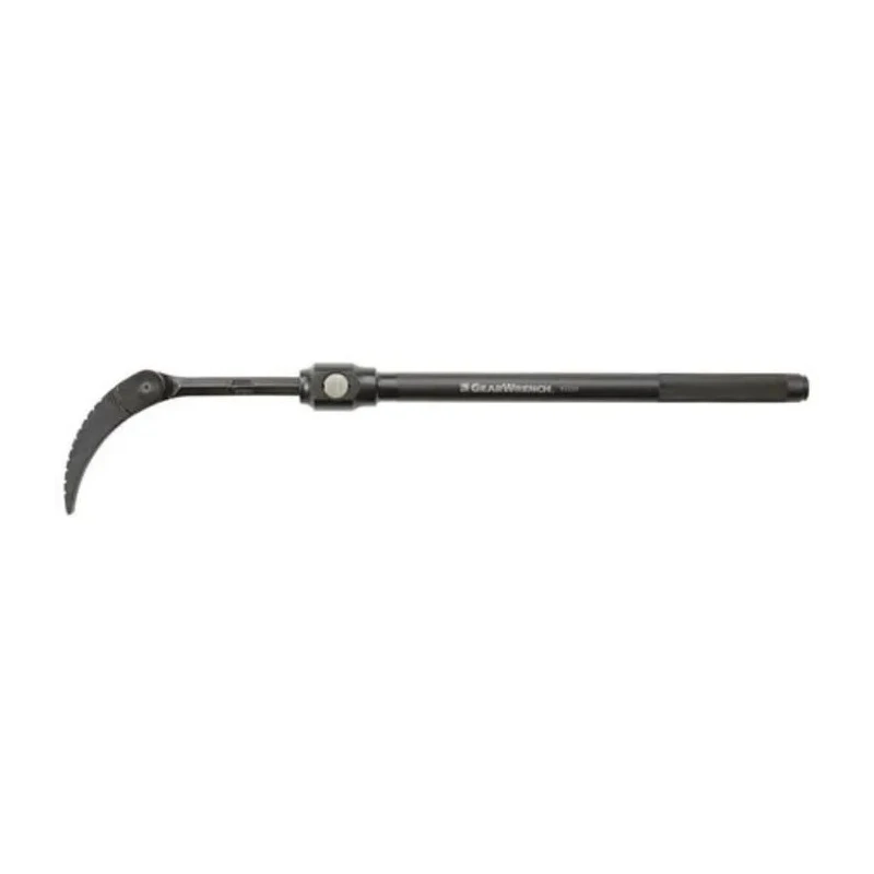 GearWrench Extendable Indexing Pry Bar Crow Bar 33 Inch Alloy Steel Black Phosphate Finish 82220