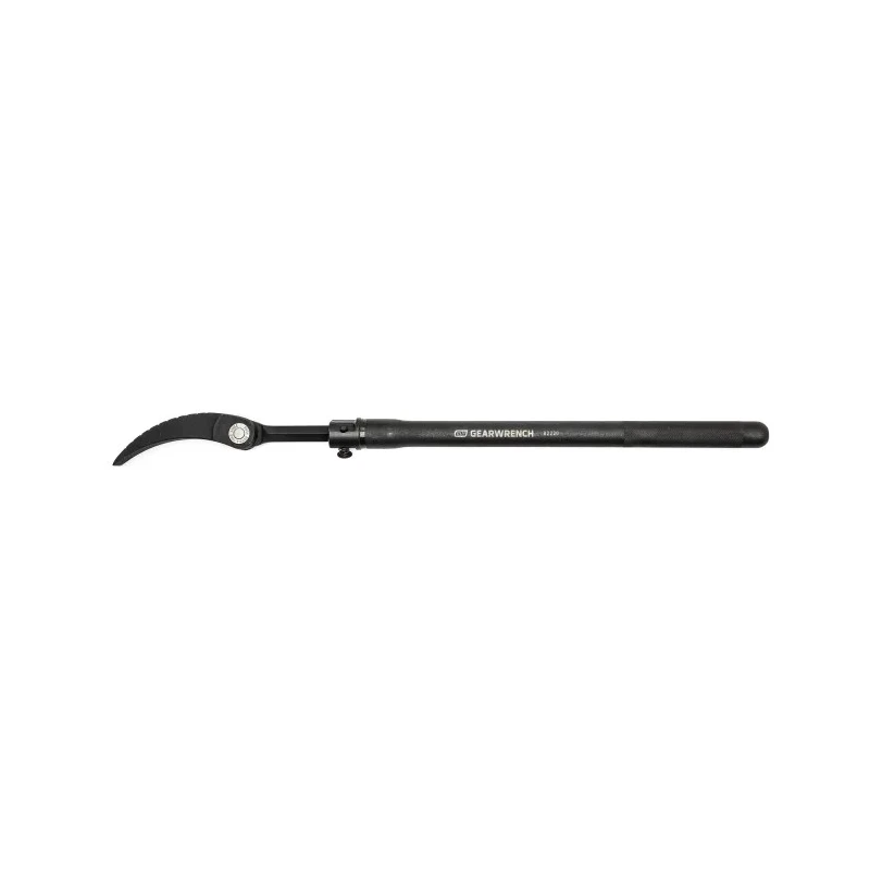 GearWrench Extendable Indexing Pry Bar Crow Bar 33 Inch Alloy Steel Black Phosphate Finish 82220