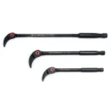 GearWrench Crow Bar Set, Alloy Steel, Black Phosphate Finish, 200mm Length, 3 Piece Set 82301D