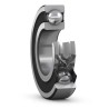 SKF Single Row Deep Groove Ball Bearing 35 mm ID, 62 mm OD, 14 mm Width, Sealed, C3 Clearance, Steel Balls 6007-2RS1/C3