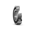 SKF Single Row Deep Groove Ball Bearing 50 mm ID, 80 mm OD, 16 mm Width, C3 Clearance, Sealed 6010-2RS1/C3