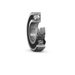 SKF Single Row Deep Groove Ball Bearing 50 mm ID, 80 mm OD, 16 mm Width, C3 Clearance, Sealed 6010-2RS1/C3