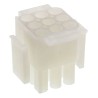 TE Connectivity MATE-N-LOK Male Connector Housing 9 Way 3 Row 6.35 mm Pitch Panel Mount Nylon Housing 1-480706-0