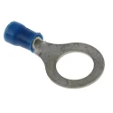 TE Connectivity PLASTI-GRIP Insulated Ring Terminal M10 Stud Size 16 AWG 14 AWG Wire Size Blue 160136
