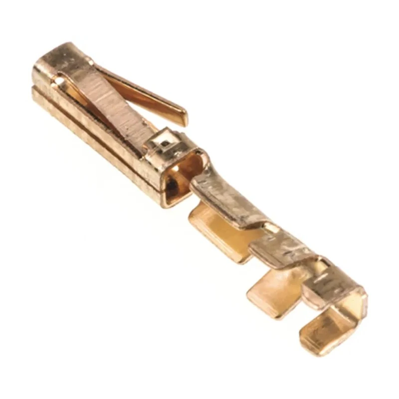 TE Connectivity AMPMODU MOD II Series Female Crimp Terminal 3A Current, Gold Plated Contact, 30 AWG Min, 28 AWG Max 181271-2