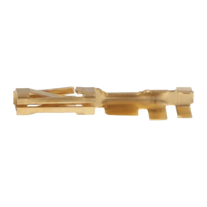 TE Connectivity AMPMODU MOD II Series Female Crimp Terminal 3A Gold Plated Phosphor Bronze 18.8mm 26 to 22 AWG 181270-2