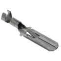 TE Connectivity FASTIN-FASTON .250 Black Uninsulated Male Spade Connector Crimp 6.35 x 0.81 mm Tab Size 42241-2
