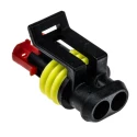 TE Connectivity AMP SUPERSEAL 1.5 Polyamide Female Automotive Connector 2 Way 282080-1