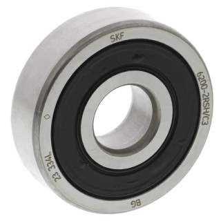 SKF Single Row Deep Groove Ball Bearing 10 mm ID, 30 mm OD, 9 mm Width, Sealed Cage 6200-2RSH/C3