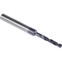Dormer Solid Carbide Titanium Aluminium Nitride Coated Drill Bit, 3.3mm Size, 62mm Overall Length, Cylindrical R4583.3