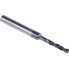 Dormer Solid Carbide Titanium Aluminium Nitride Coated Drill Bit, 3.3mm Size, 62mm Overall Length, Cylindrical R4583.3