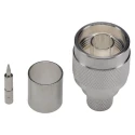 TE Connectivity N Series 50 Ω Coaxial Connector Cable Male N Connector, Straight Body Crimp 1-1337415-0