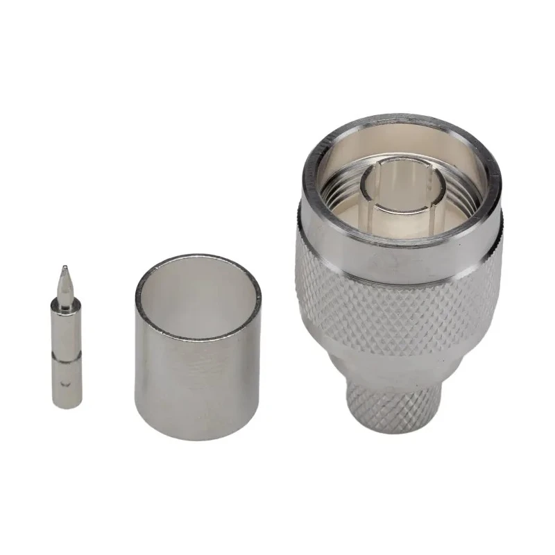 TE Connectivity N Series 50 Ω Coaxial Connector Cable Male N Connector, Straight Body Crimp 1-1337415-0