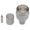 TE Connectivity N Series 50 Ω Coaxial Connector Cable Male N Connector, Straight Body Crimp 1-1337415-0