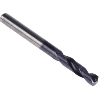 Dormer Solid Carbide Drill Bit, 66mm Overall Length, 20mm Diameter, 140° Point Angle, Titanium Aluminium Nitride R4586.0