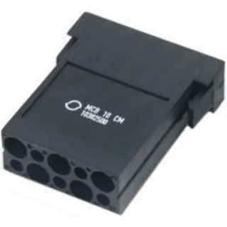 EPIC Heavy Duty Power Connector Module, 10A Current Rating, H-D 1.6 Series, MCB Series Female Connector 10382500 + 13163000