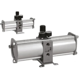SMC VBA Series Pneumatic RC Regulator 1/2 in Outlet, 0.2 MPa Max Operating Pressure VBA40A-04GN
