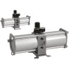 SMC VBA Series Pneumatic RC Regulator 1/2 in Outlet, 0.2 MPa Max Operating Pressure VBA40A-04GN