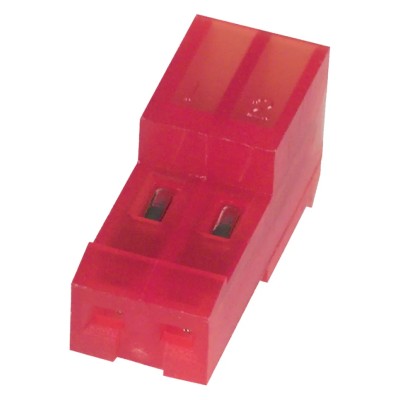 TE Connectivity 2-Way Shrouded IDC Connector Female Cable Mount 250V 5A Right Angle MTA-156 3-640440-2