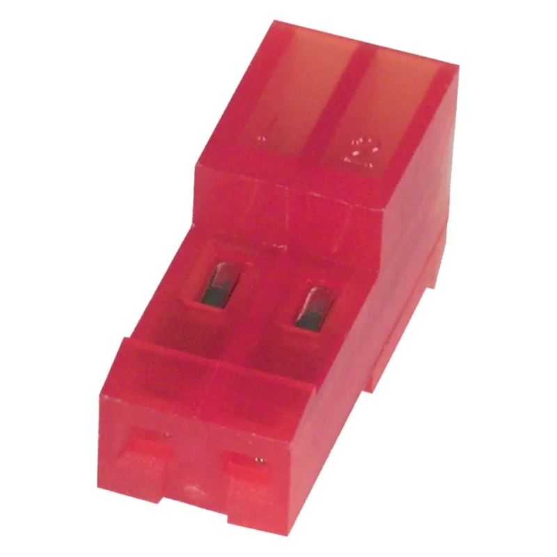 TE Connectivity 2-Way Shrouded IDC Connector Female Cable Mount 250V 5A Right Angle MTA-156 3-640440-2