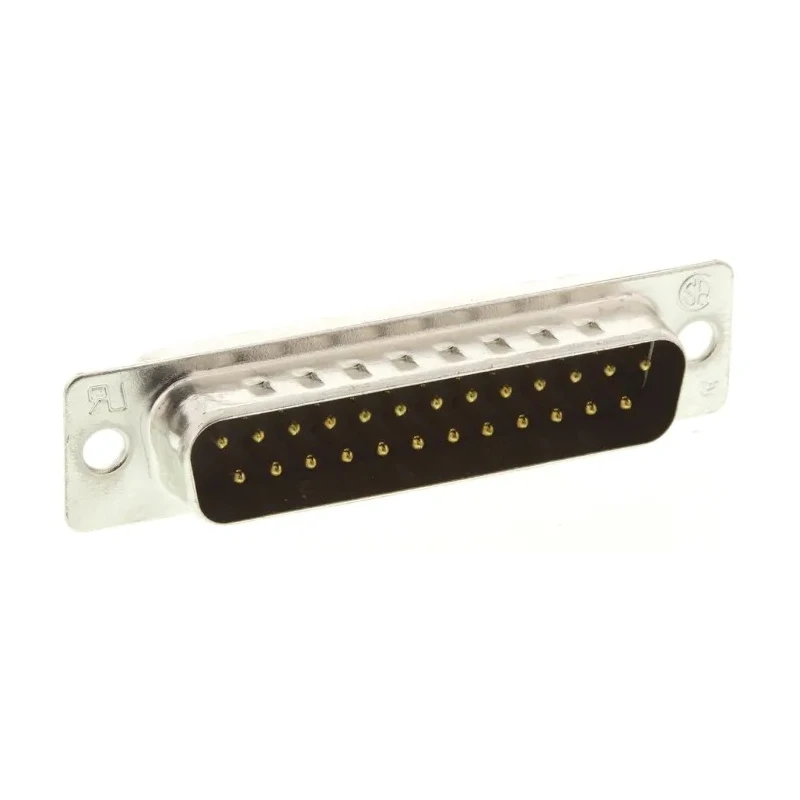 TE Connectivity AMPLIMITE HD-20 25 Way Straight 2.77 mm Pitch Panel Mount D-Sub Connector Male 5-747912-2