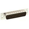 TE Connectivity AMPLIMITE HD-20 25 Way Straight 2.77 mm Pitch Panel Mount D-Sub Connector Male 5-747912-2