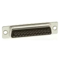 TE Connectivity AMPLIMITE HD-20 25 Way Straight 2.77 mm Pitch Panel Mount D-Sub Connector Male 5-747912-2