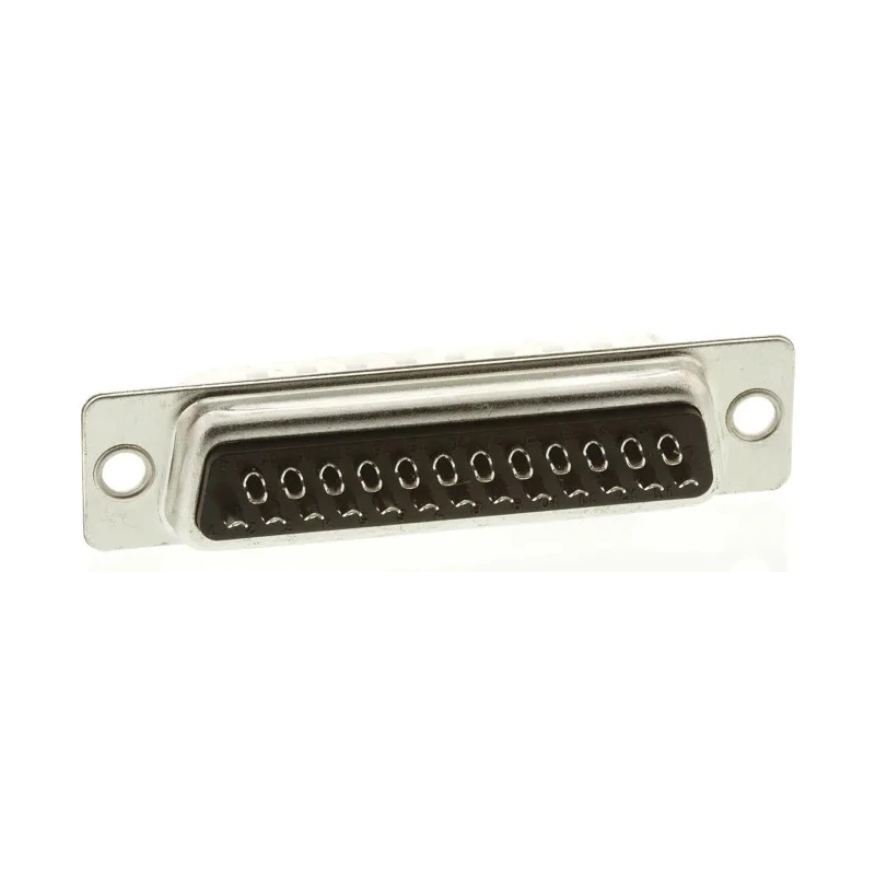 TE Connectivity AMPLIMITE HD-20 25 Way Straight 2.77 mm Pitch Panel Mount D-Sub Connector Male 5-747912-2
