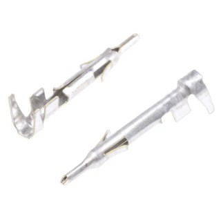 TE Connectivity Mini-Universal MATE-N-LOK Series Male Crimp Terminal 3A Current 22-18 AWG 16.74mm Length 770987-1