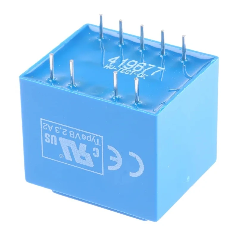 Block PCB Transformer 9 V ac 2 Output Pin Mount 2.3 VA Compact Design AVB2.3/2/9
