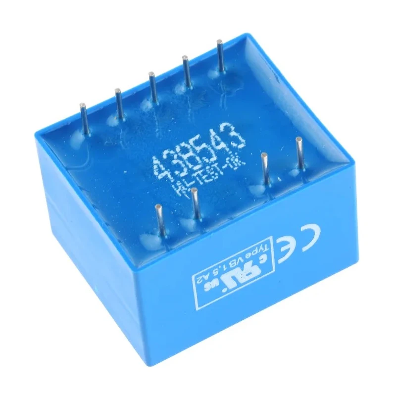 Block PCB Transformer 24 V AC Dual Secondary, Dual Primary, Through Hole Mount, 1.5 VA AVB1.5/2/24