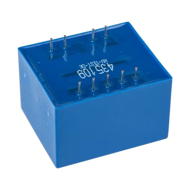 Block 9 V ac 2 Output Pin PCB Transformer, 3.2 VA, Pin Mount, ENEC 10 (VDE) Certified AVB3.2/2/9