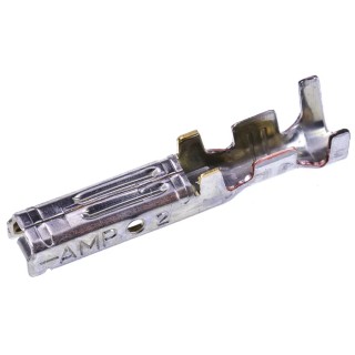 TE Connectivity Dynamic 3000 Series Female Crimp Terminal, 20 AWG Min, 16 AWG Max, Gold Plated, Copper Alloy 1-175196-2