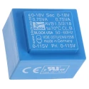 Block 18 V ac 2 Output Pin PCB Transformer, VDE 0570 Part 2-6, ENEC 10 (VDE), DIN EN 61558-2-1, C-UL-US, IEC AVB1.5/2/18