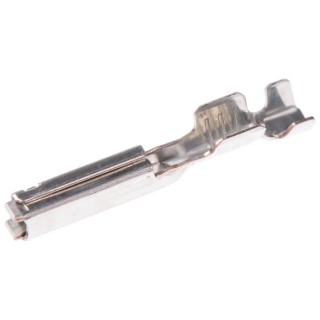 TE Connectivity GET .64 Series Female Crimp Terminal 19 AWG Min Crimp, 18 AWG Max, Tin Plated Copper Alloy, 11A 1393366-1