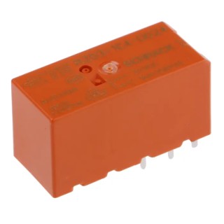 TE Connectivity PCB Power Relay SPDT 24V DC Coil 16A Switching Current 400V AC 3kVA 400mW Coil Power Silver RZ03-1C4-D024