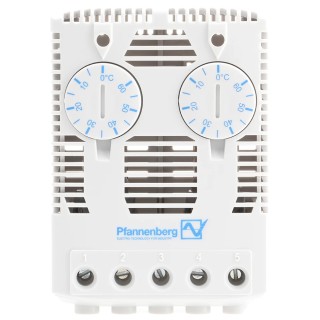 Pfannenberg FLZ NO Enclosure Thermostat 15 A 120V AC 0-60 °C Temperature Range 17143000000