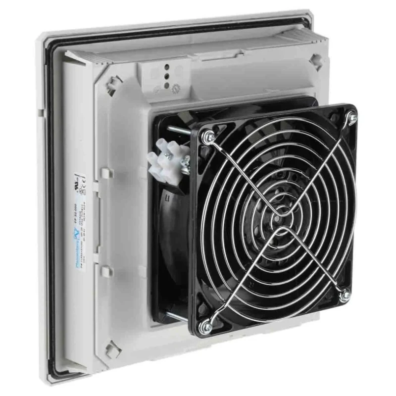 Pfannenberg PF 32.000 Series High Air Flow Filter Fan 115V AC, 20W, 110 m³/h Filtered, 178.5 m³/h Unimpeded, , 202 mm x IP54