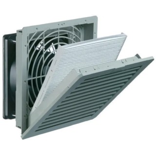 Pfannenberg PF 32.000 EMC Series Filter Fan 230V AC, 110 m³/h Filtered, 178.5 m³/h Unimpeded Air Flow, Protection, 202 IP54