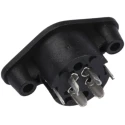 Kycon KPJX Straight DC Socket 7.5A 48V DC Panel Mount Tin Contact KPJX-PM-4S