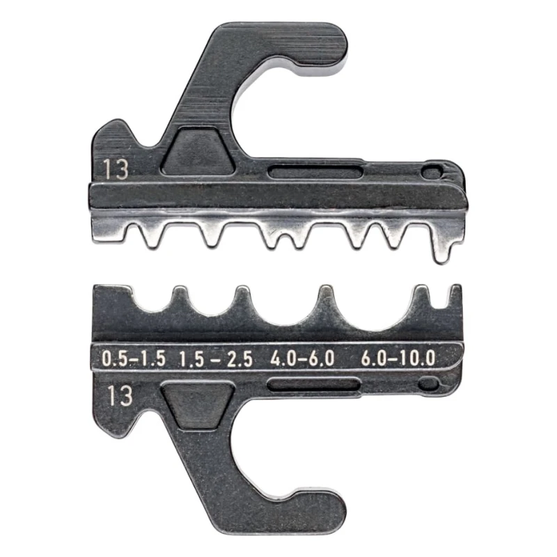 Knipex Crimp Die Set Coaxial Type Black 4 Ports for Uninsulated Terminals 97 39 13 RS