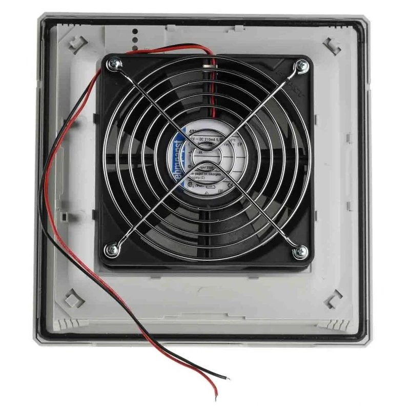 Pfannenberg PF 32.000 Series Filter Fan 24V DC 5W 110 m³/h Filtered Airflow IP54 202 mm Face Size IP54