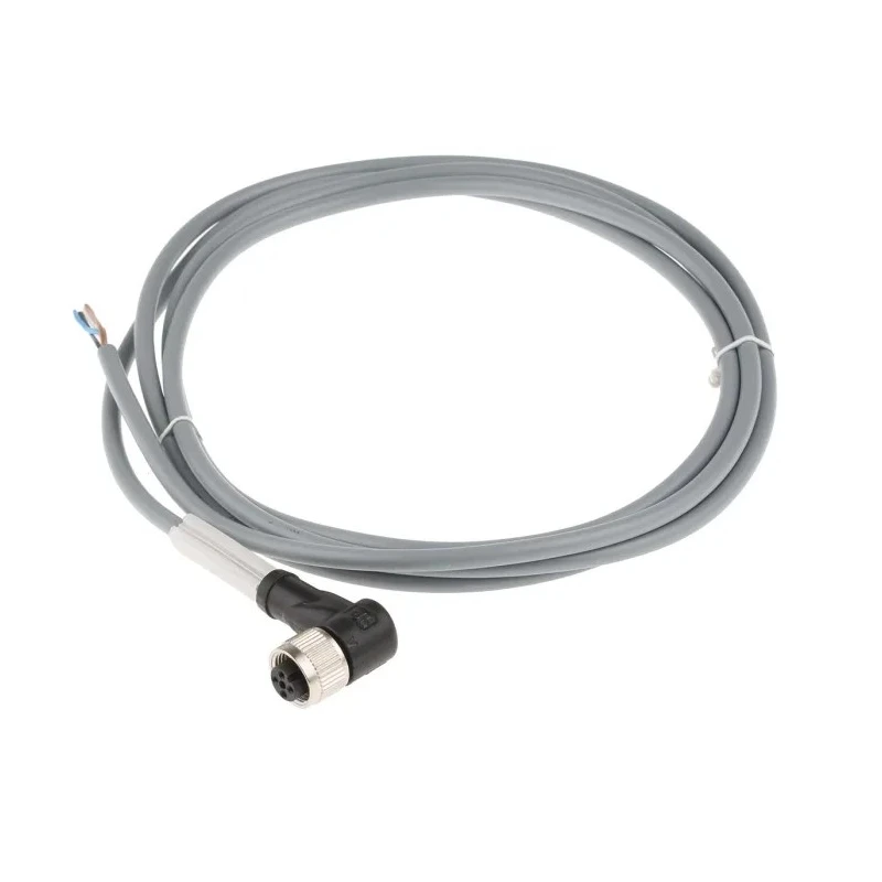 Pepperl + Fuchs Female 4 Way Right Angle to Unterminated Sensor Actuator Cable 250V 2m V1-W-2M-PVC