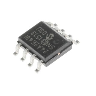 Microchip 2 kB Serial EEPROM 900 ns 8-Pin SOIC Serial-I2C 24AA02E48-I/SN