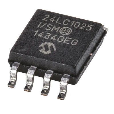 Microchip 1 MB Serial EEPROM 900 ns 8-Pin SOIJ Serial-I2C 24LC1025-I/SM
