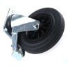 LAG Braked Swivel Castor 205 kg Capacity 200 mm Wheel Diameter Rubber Material 13936 FR