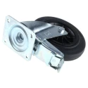 LAG Braked Swivel Castor 205 kg Capacity 200 mm Wheel Diameter Rubber Material 13936 FR